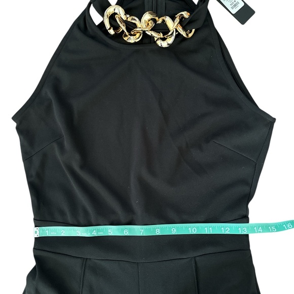 Fashion Nova Kaylee Chain Jumpsuit - Black Size M - Picture 6 of 9